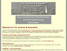 Tablet Screenshot of cochranpi.com